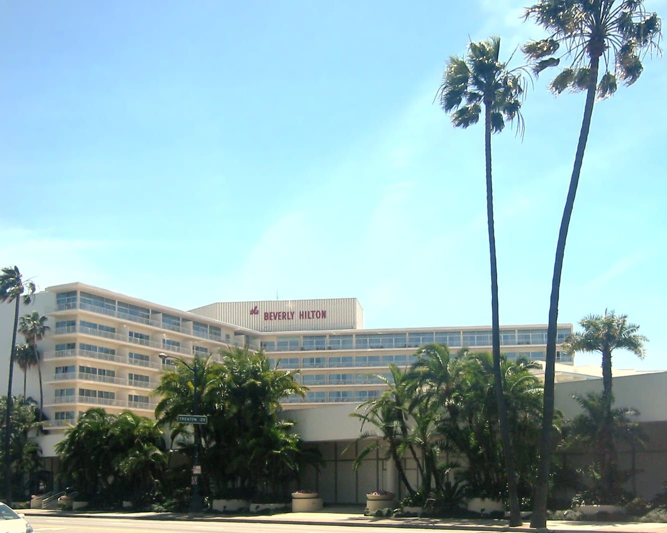 The Beverly Hilton hotel in Beverly Hills, California.